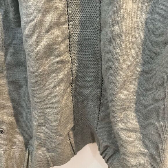 LULULEMON Sweatshirt Full Zip Hoodie Gray/Stretch Women’s 6 - Picture 5 of 8